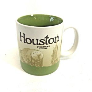 Starbucks HOUSTON Coffee Tea Mug Cup Collector Series 16 fl oz 2011